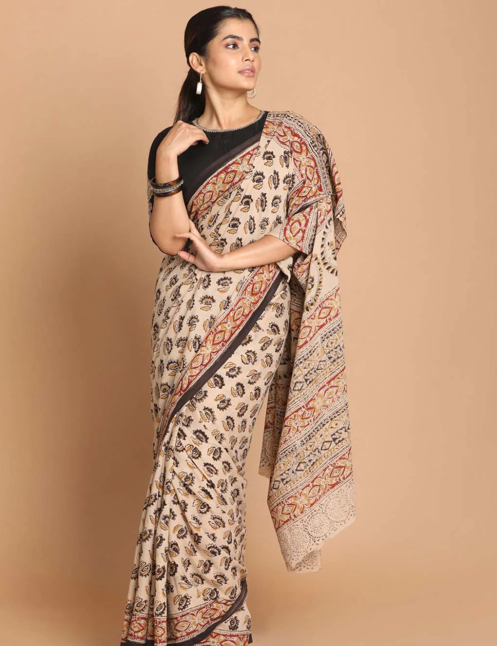 Kalamkari Cotton Saree