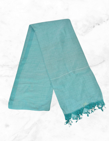 Aquva Green Khadhi Cotton Saree