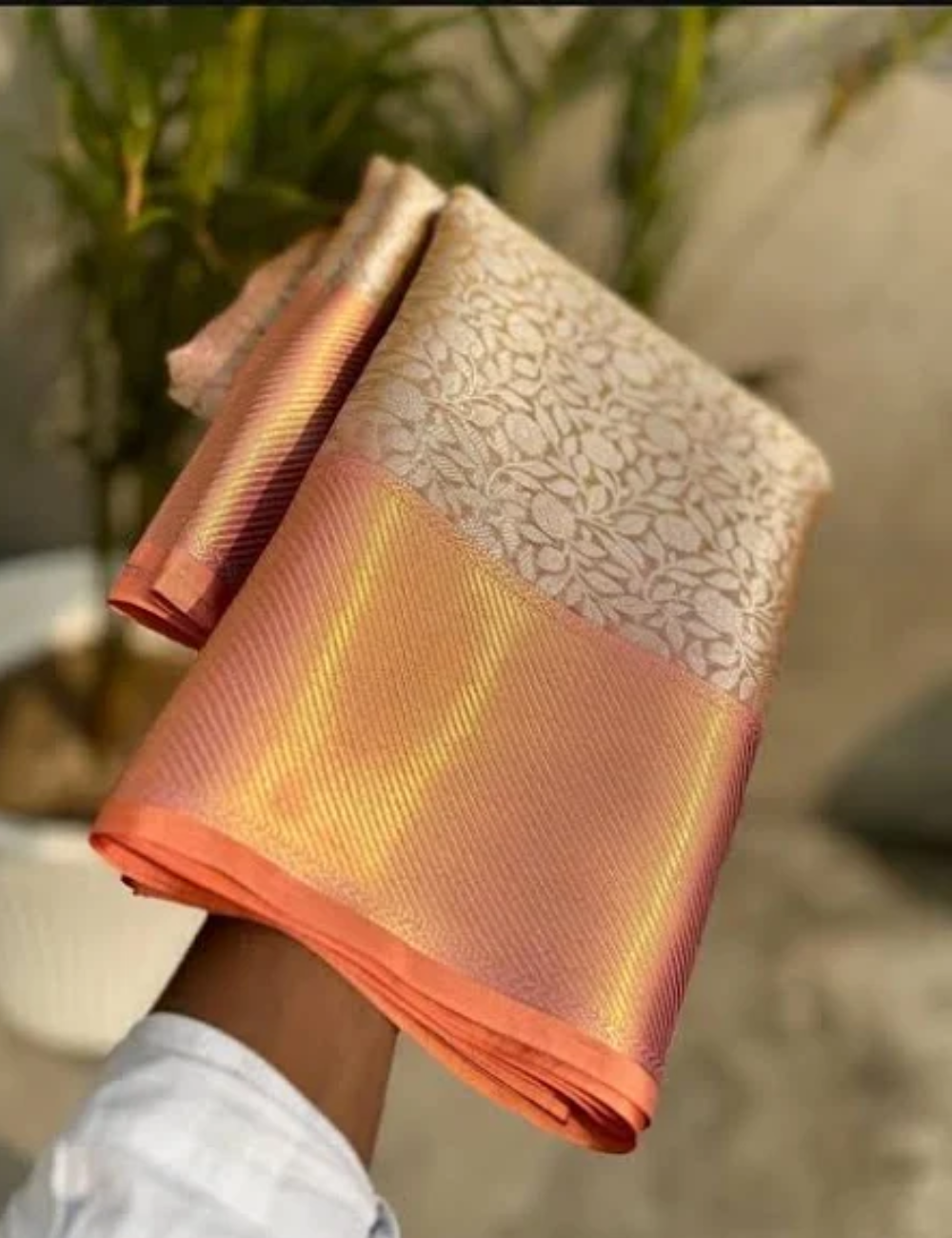 Sai Pallavi inspired premium tissue silk saree